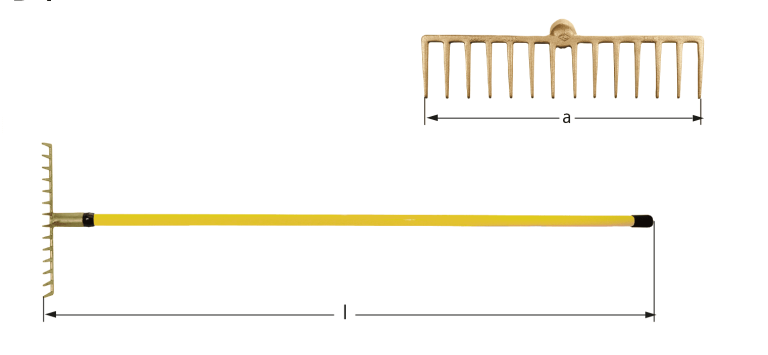 Blockage Rake Rake | Non Sparking Tools